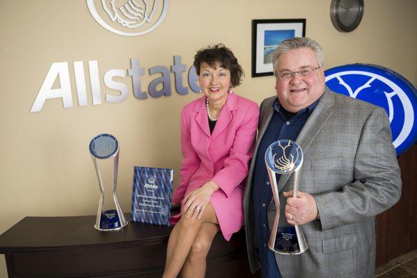 With Carol my Wife and my Agency's exclusive Financial specialist.