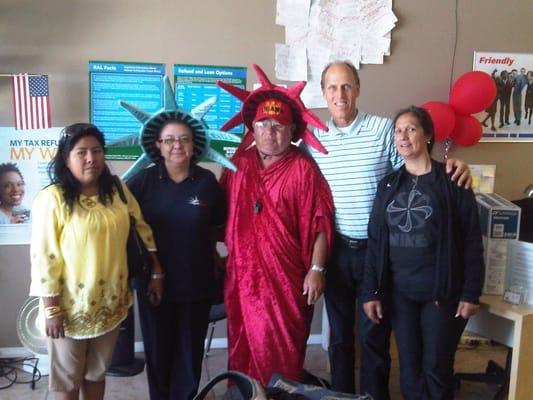 Our staff and Dr. Bates