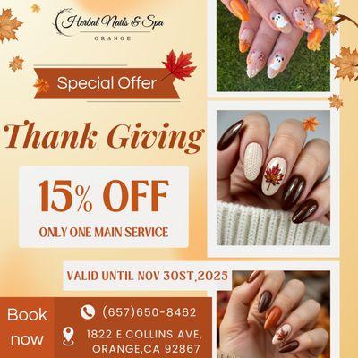 Herbal Nails & Spa - Orange