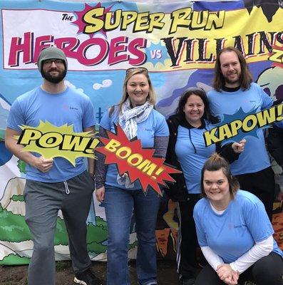 An awesome group of race volunteers from Uspiritus.