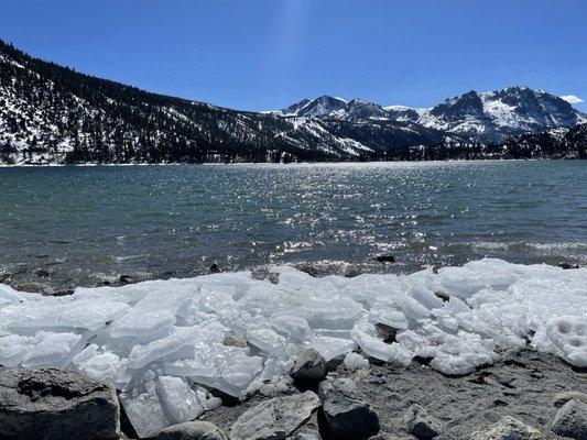 June lake in March