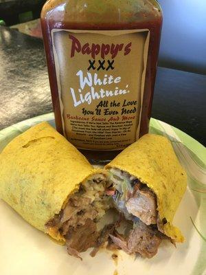 I love you pulled pork wrap!!
