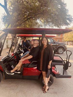 Our new Golf Vrt from New Braunfels Golf Carts