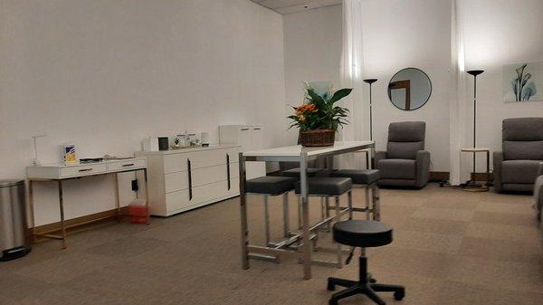 Infusion room from my chair