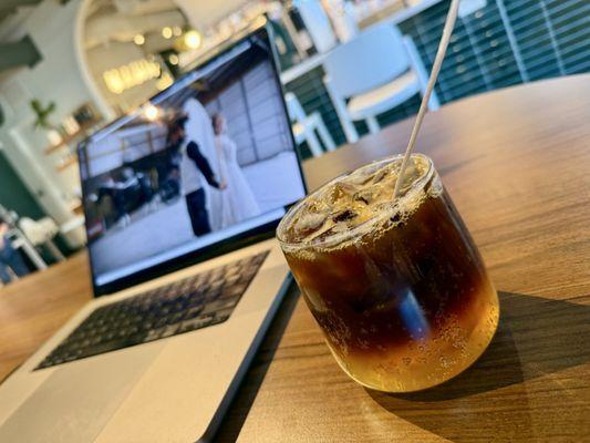 Espresso Tonic Yum .. great work cappuccino hangout too .. OurWeddingPhotoVideo.com