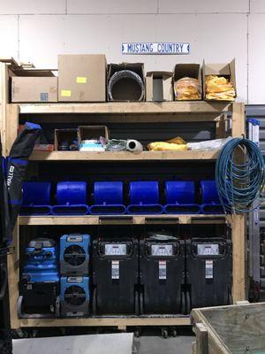 Our shop is very organized to handle any situation.