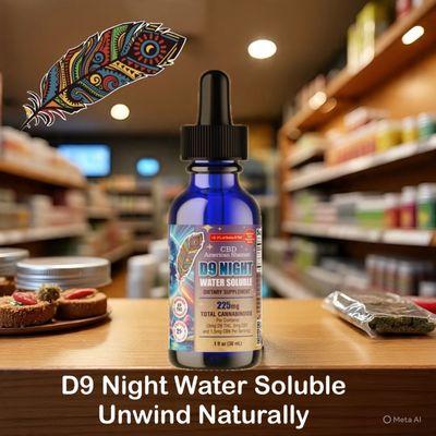 D9 + CBN Night Water Soluble - unwind naturally.