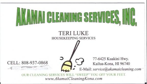 Akamai Cleaning Services,Inc