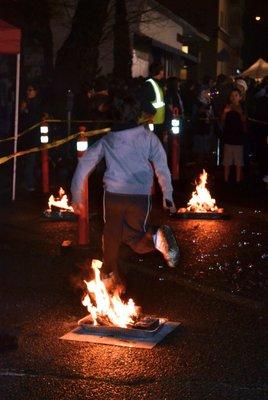 Jump over the fires at the Persian Fire Festival, Berkeley