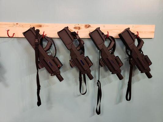 Sweet updated laser tag guns