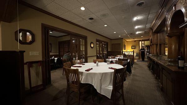 Back dining room. It's a beautiful place.