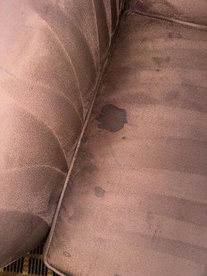 Odd stains on chairs