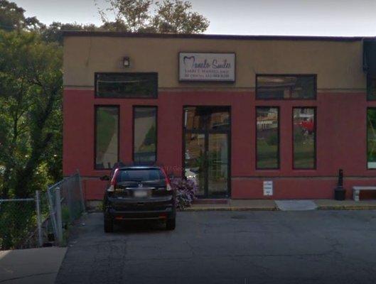 Storefront. Ample parking. Wheelchair accessible.