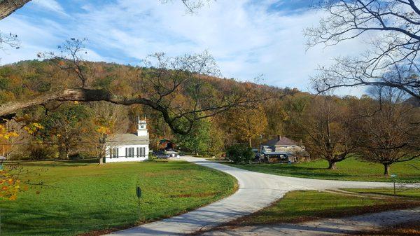 View from the second floor.