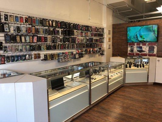 Clean and nice store . Huge selection of iPhone cases
