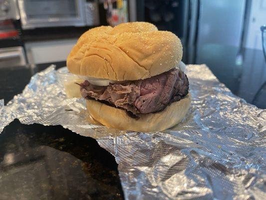 Pit Beef Sandwich (8.5.24)