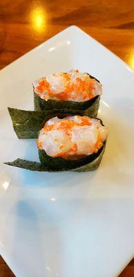 Chopped scallop nigiri