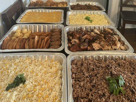 Ric and corn picadera potatoes salad