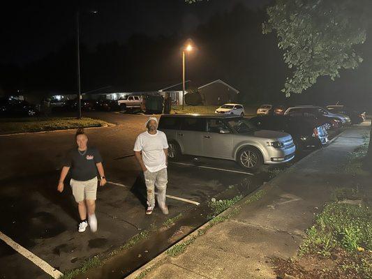 Assailants that attacked me at my door.