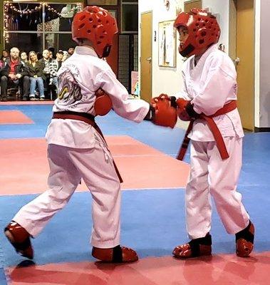 Dragon E's Juniors sparing
