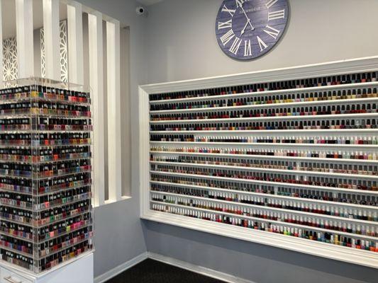 Nail polish selection