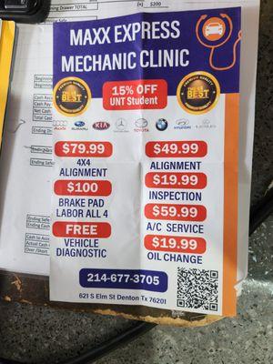 Maxx Express Mechanic Clinic