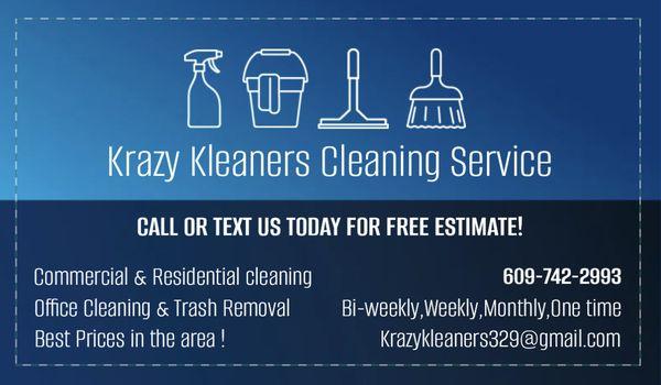 Krazy Kleaners Cleaning Company
