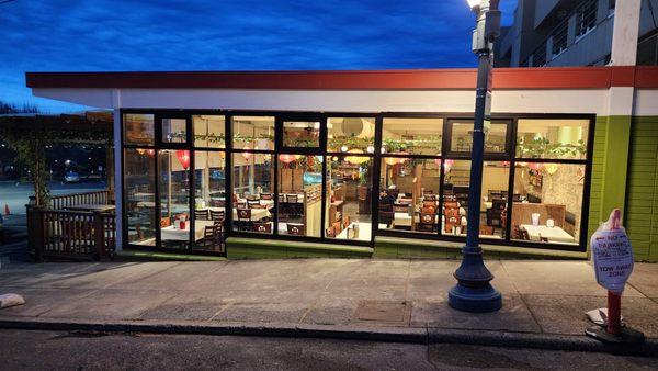 AFTER - Soy House street side.