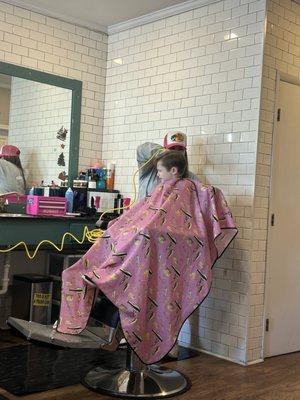 Archer getting his trim!