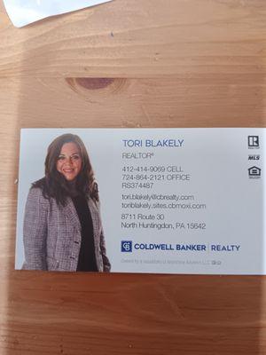 Tori Blakely - Coldwell Banker Realty