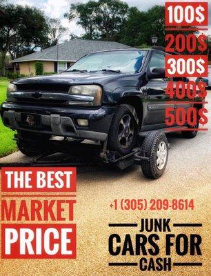 Towing 305 pays for junk cars