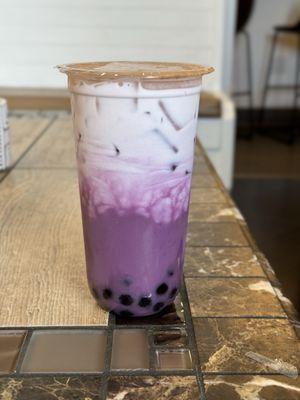 Ube Milk Tea Latte w/ Boba
