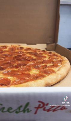 The Pepperoni Pizza - a timeless classic that never goes out of style!