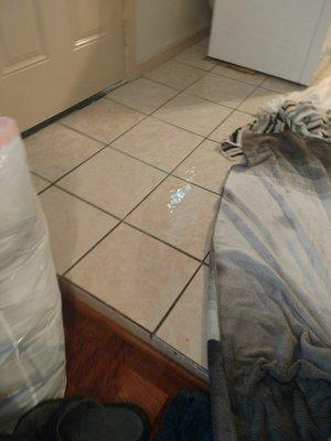 Water leaked from Washer