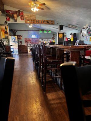 The setting directly behind where I was sitting at the bar...