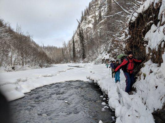 Hunter Creek Ice Climbs