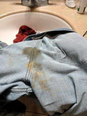 Found my dad in his waste on more than 1 occasion.