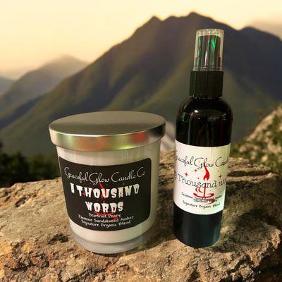 Thousand wishes Sou wax candle and room and car spray