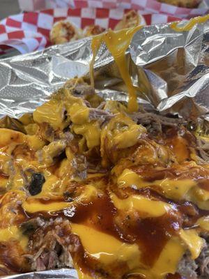 Bbq nachos