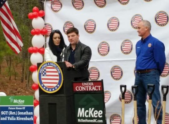 So proud of McKee Homes