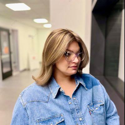 Balayage, cut, color