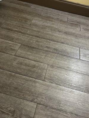 The scratches aren't in just one spot they're all over the room.