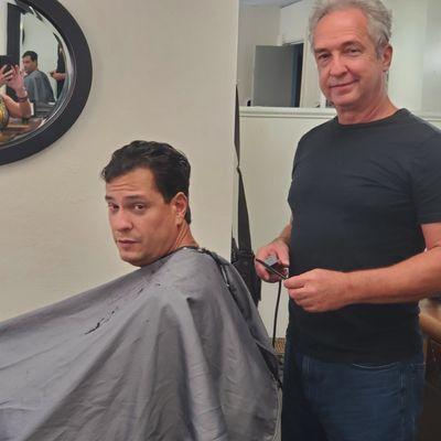 Clark working on a cut