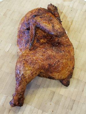 Our moist and juicy smoked chicken