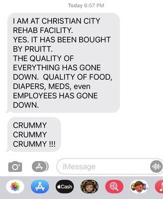 Once again, a 1 star PRUITT facility.