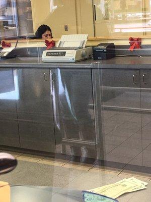 She's trying to hide eating her food! You see other guests began to come in after me.