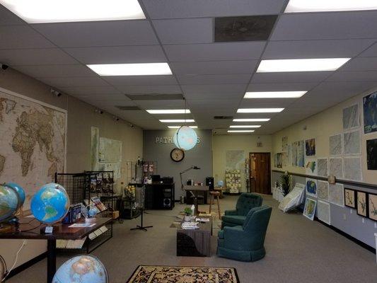 Our store showing the interior and layout.