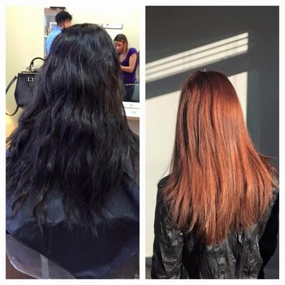 My client asked for it and we worked slowlly to get there still need more but she is happy and going from black everione knows how it works