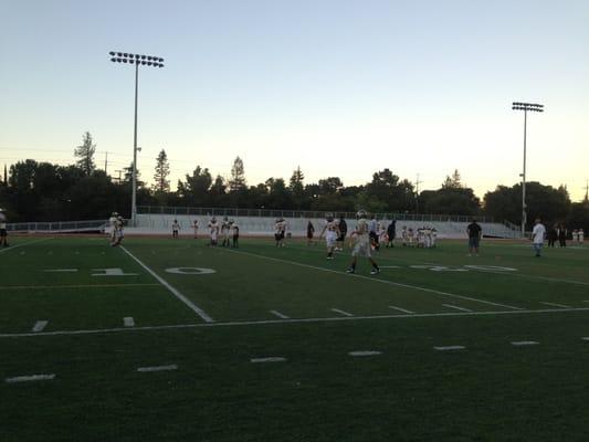 Football practice palo alto knights at paly