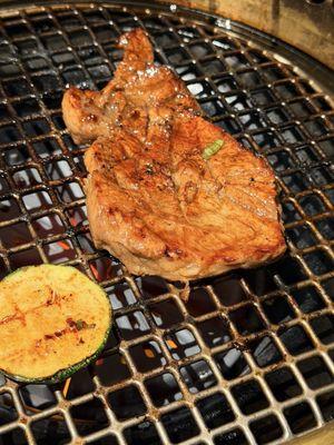 Delightfully tender beef